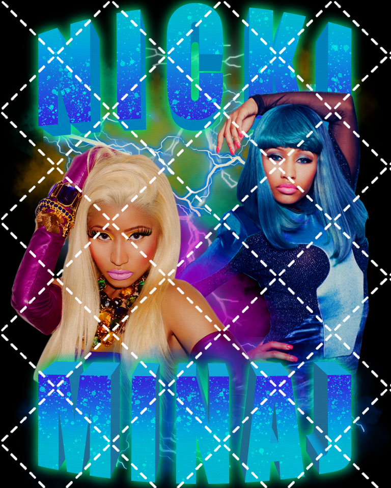 Nicki Minaj Bootleg - DTF Transfer (Ready To Press)