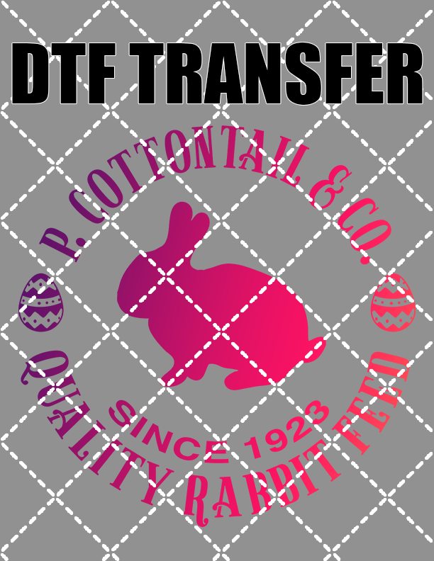Peter Cotton Tail - DTF Transfer (Ready To Press)