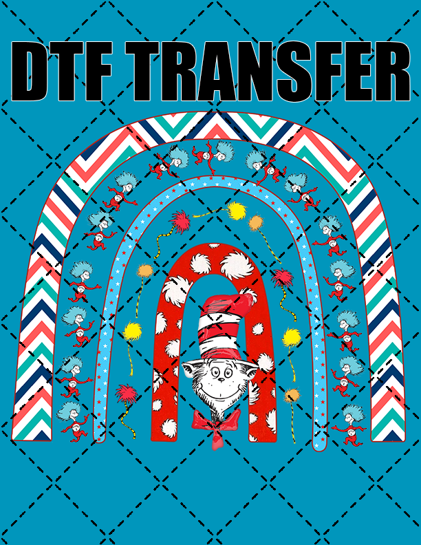 Rainbow Dr - DTF Transfer (Ready To Press)