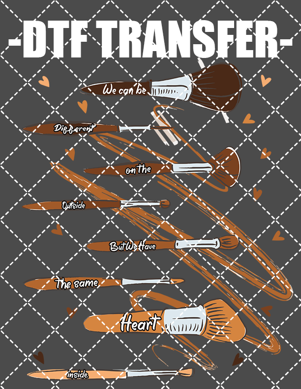 We Can Be Different- DTF Transfer (Ready To Press)