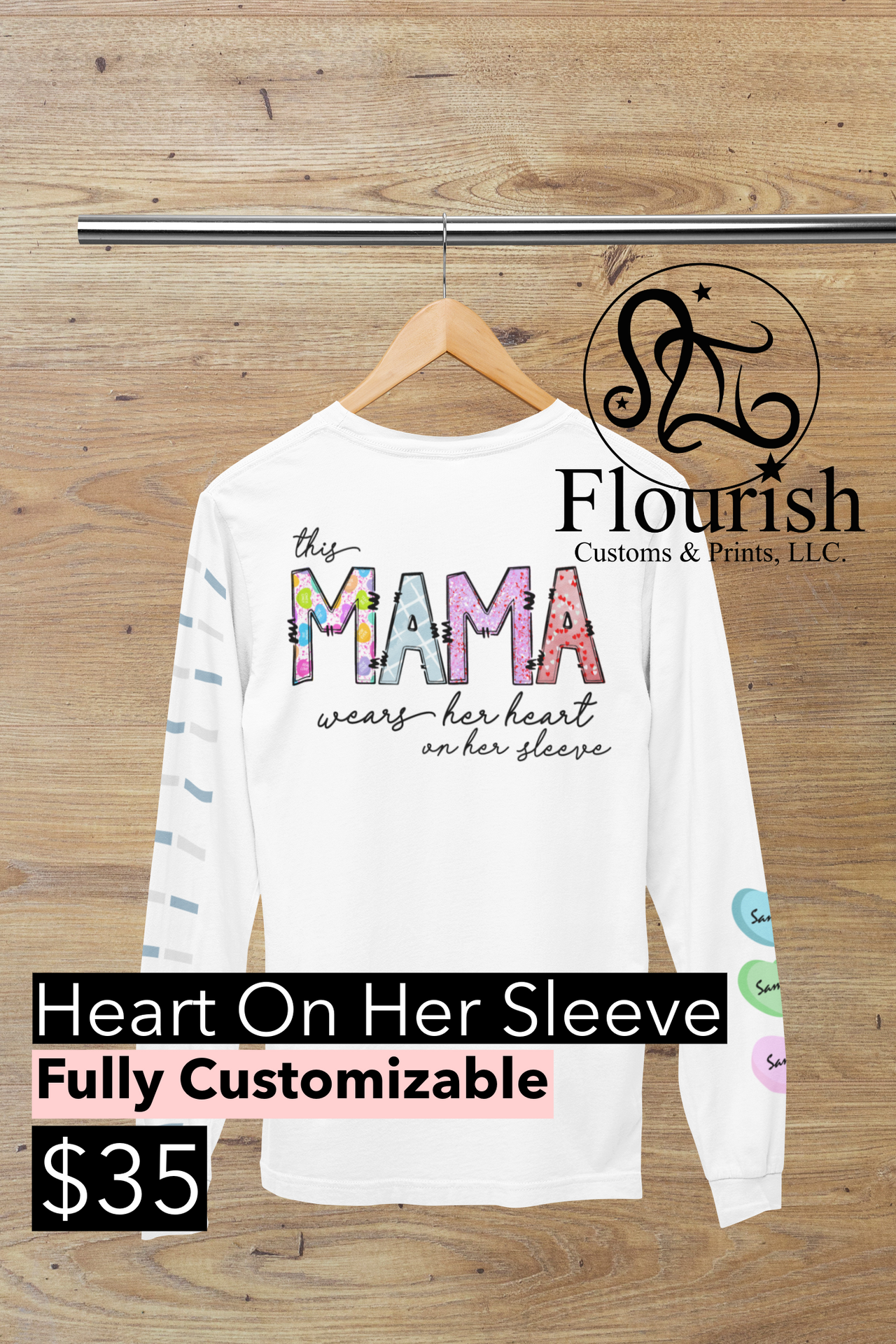 Heart On Her Sleeve Tee