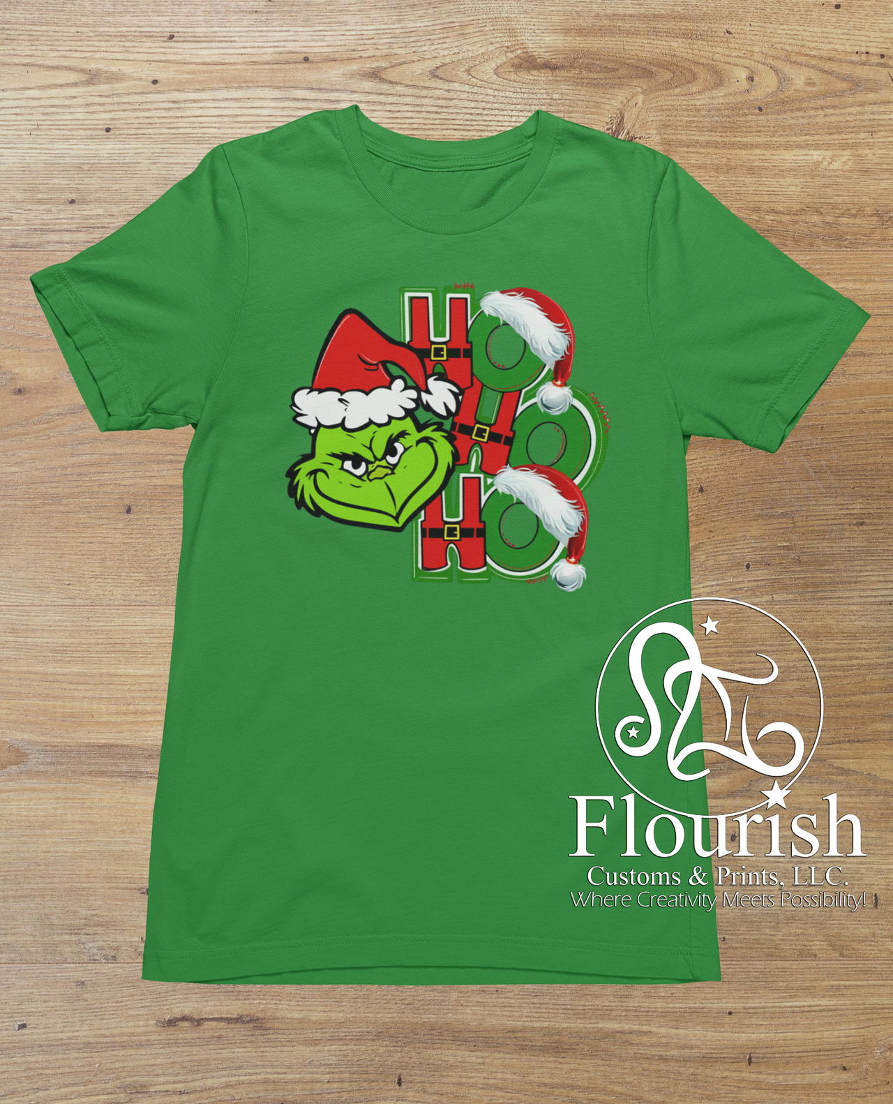 Ho Ho Ho Grinch Tee