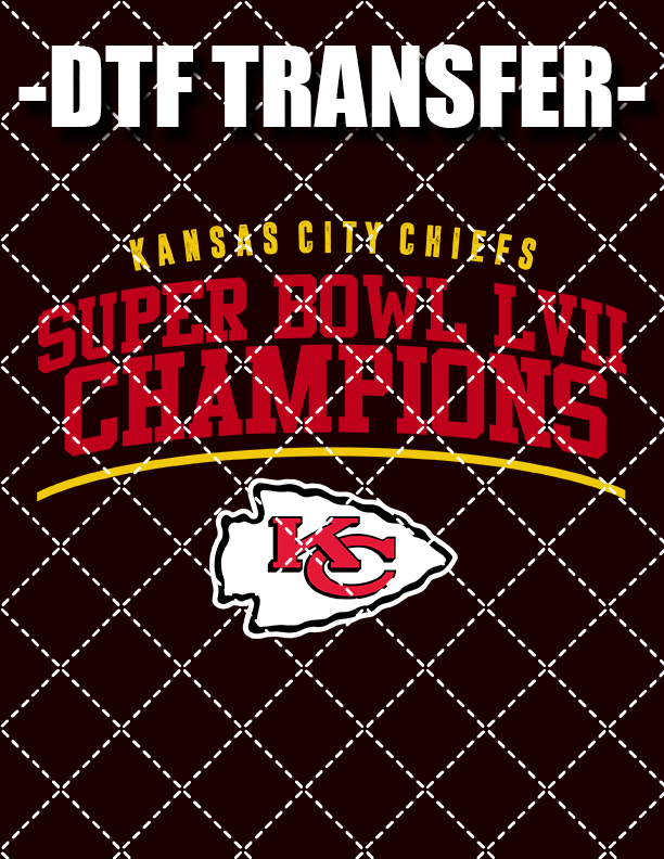 Chiefs Super Bowl v2 - DTF Transfer (Ready To Press)