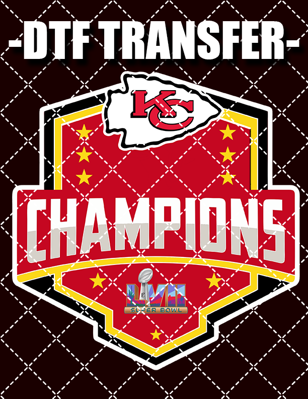 Chiefs Super Bowl v4 - DTF Transfer (Ready To Press)