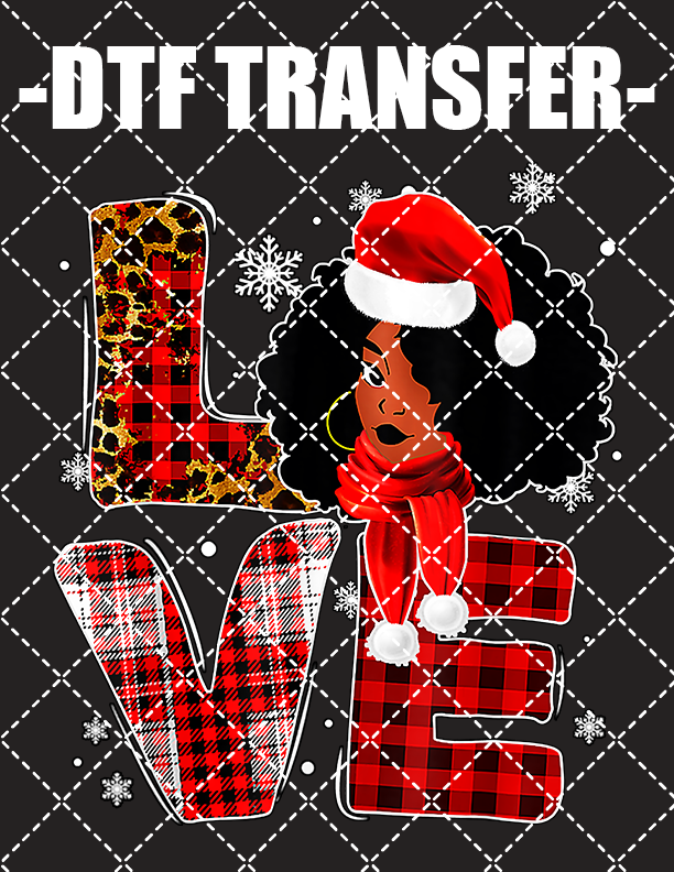 Christmas Love - DTF Transfer (Ready To Press)