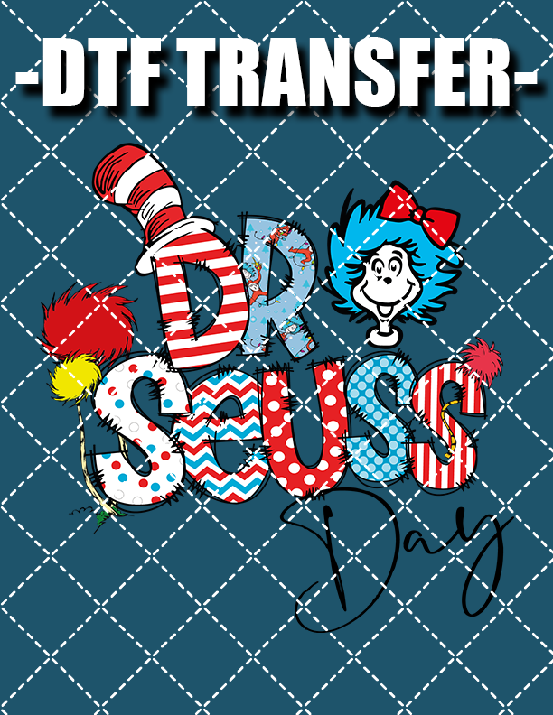 Dr Seuss V1 - DTF Transfer (Ready To Press)