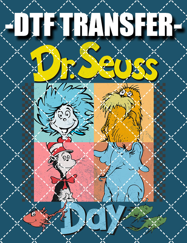 Dr Seuss V2 - DTF Transfer (Ready To Press)