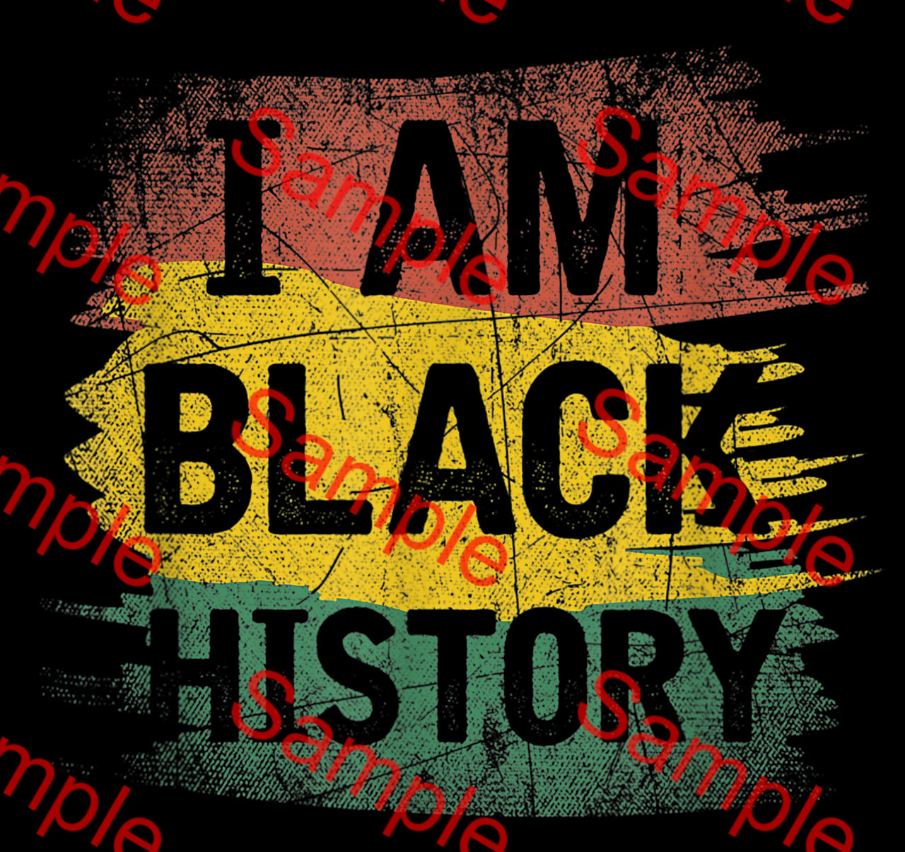 I Am Black History - DTF Transfer (Ready To Press)