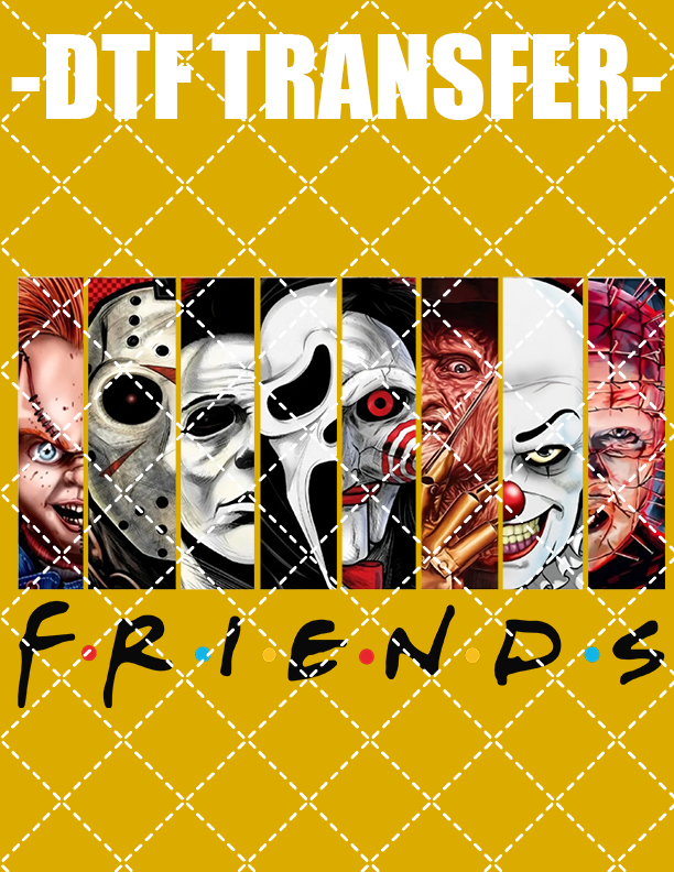 Halloween Friends v3 - DTF Transfer (Ready To Press)