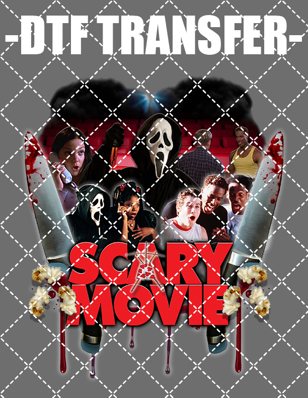 Halloween Scary Movie - DTF Transfer (Ready To Press)