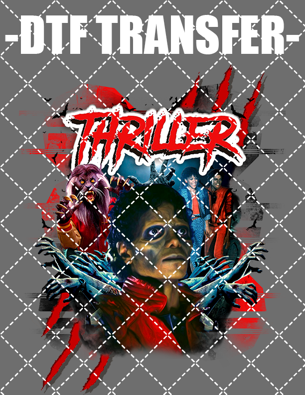 Halloween Thriller - DTF Transfer (Ready To Press)