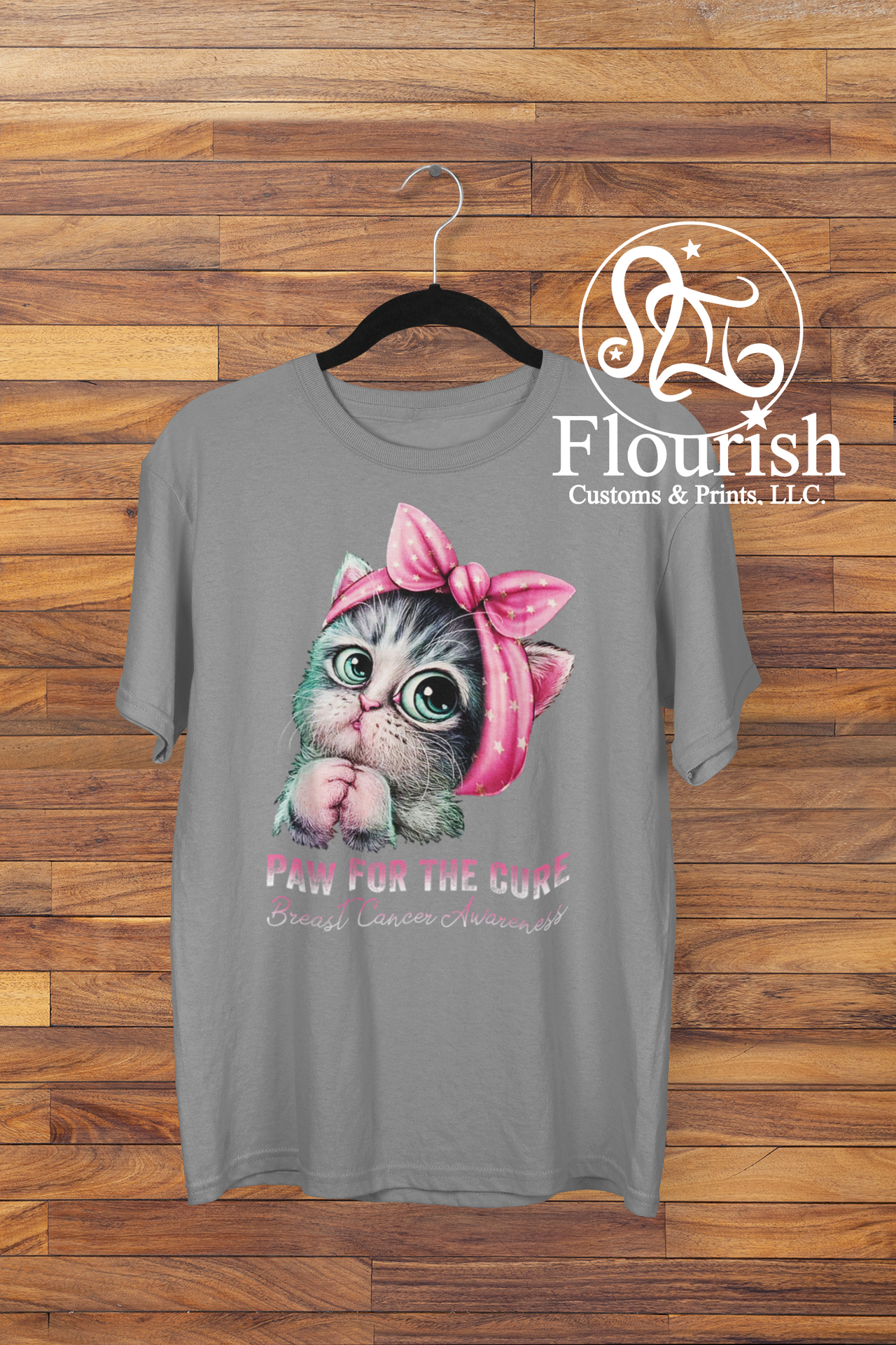 Paw For Cure (Breast Cancer) Tee