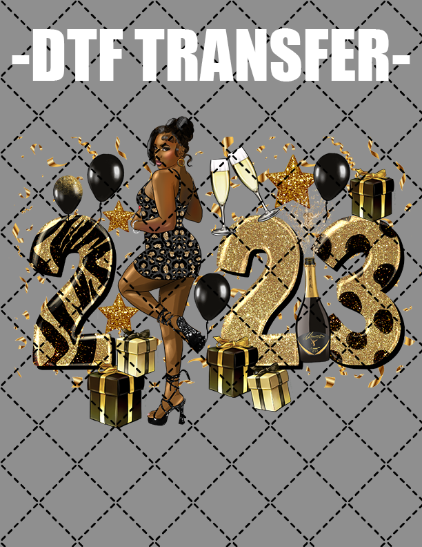 Happy New Year Gang V2- DTF Transfer (Ready To Press)