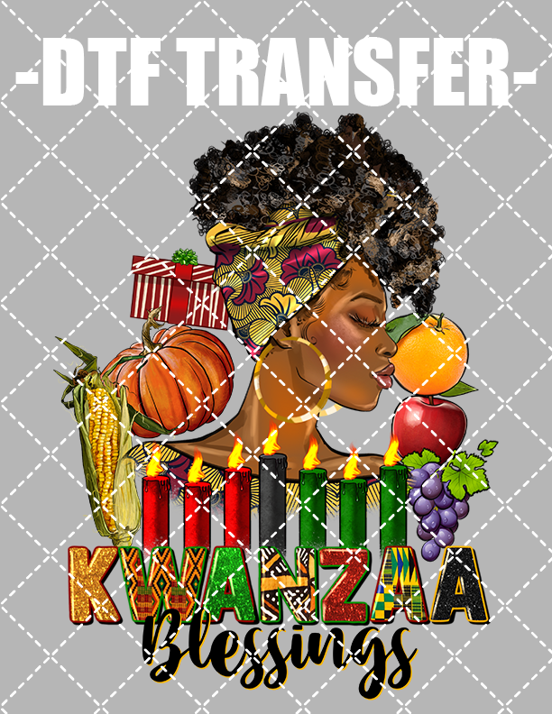 Kwanza Blessings - DTF Transfer (Ready To Press)