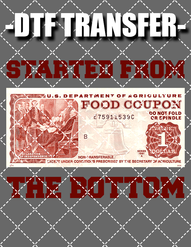 Started From The Bottom - DTF Transfer (Ready To Press)