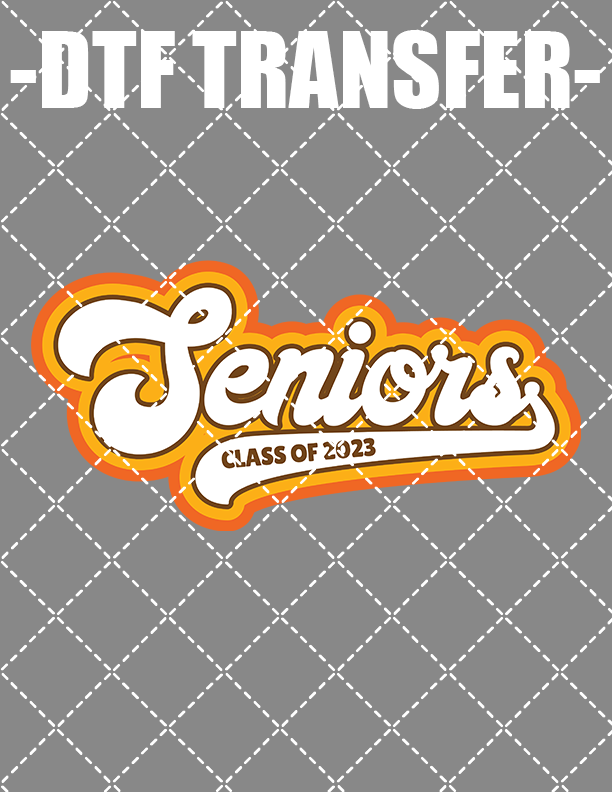 Senior Varsity Class Of 2023 - DTF Transfer (Ready To Press)