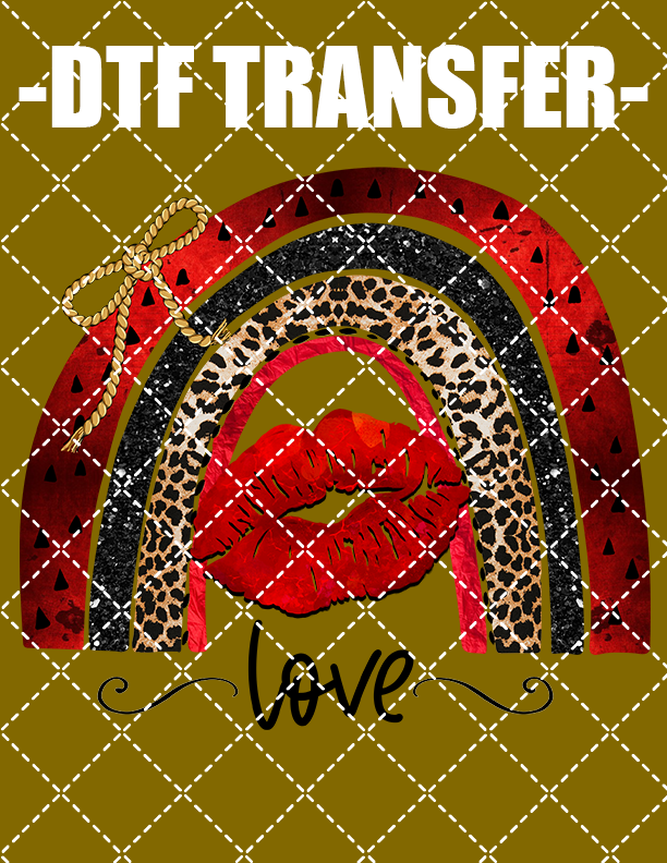 Love Rainbow - DTF Transfer (Ready To Press)
