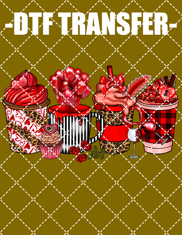 Love Cups - DTF Transfer (Ready To Press)